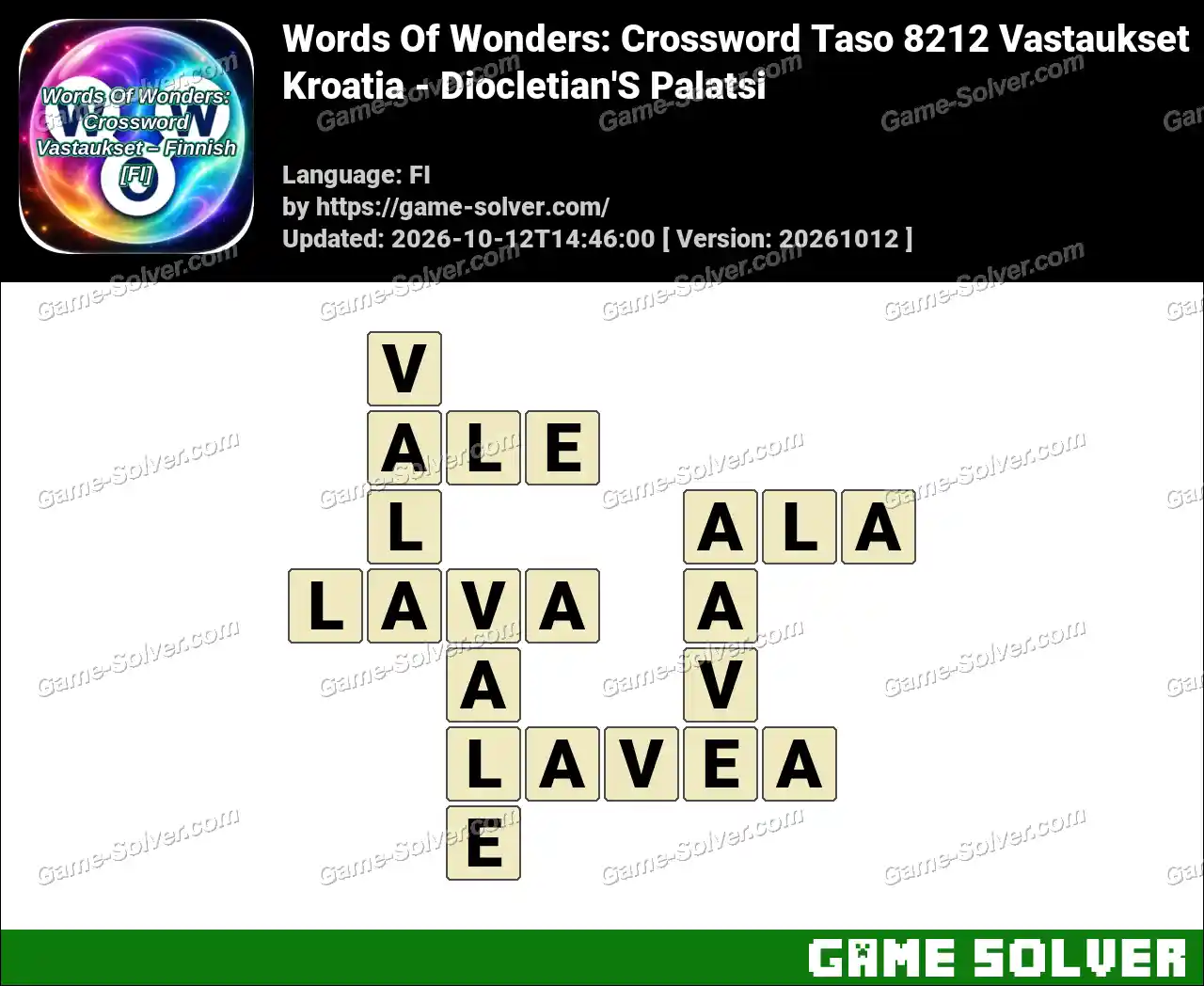 Words Of Wonders: Crossword Taso 8212 Vastaukset – Kroatia – Diocletian’S Palatsi